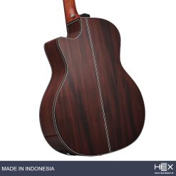 Hex Queen GA500CE G Cutaway Acoustic-Electric Guitar with Standard Gig Bag-06