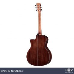 Hex Queen GA520CE G Cutaway Acoustic-Electric Guitar with Standard Gig Bag-04