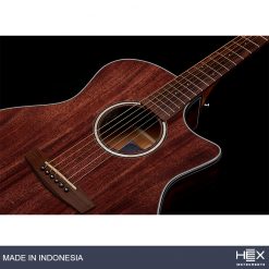 Hex Queen GA520CE G Cutaway Acoustic-Electric Guitar with Standard Gig Bag-07