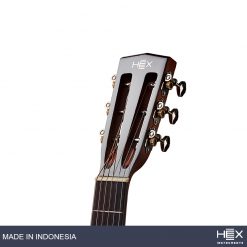 Hex Sting P350G Parlor Acoustic Guitar with Standard Gig Bag-04
