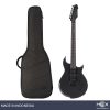 Hex Witch Series W300 S-MGY Electric Guitar with Deluxe Bag, Metallic Gray-01