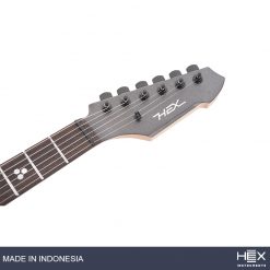 Hex Witch Series W300 S-MGY Electric Guitar with Deluxe Bag, Metallic Gray-04