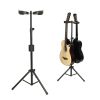 Double Hanging Tripod Guitar Stand With Auto-lock-01