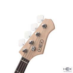 Hex B Series B100R SIV Modern Vintage Bass Guitar with Deluxe Bag-05