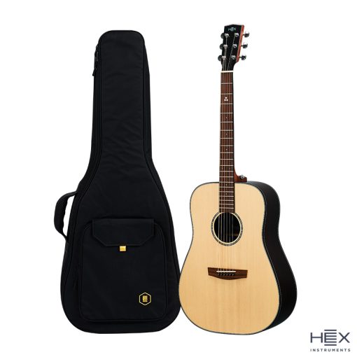 Hex Sting D350 G Cutaway Acoustic Guitar with Standard Gig Bag-01
