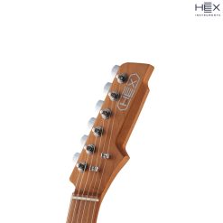 Hex E300 GBG Blue Green Stratocaster Electric Guitar with Deluxe Bag-06