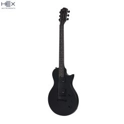 Hex H100 SBK Les Paul Electric Guitar with Deluxe Bag-03