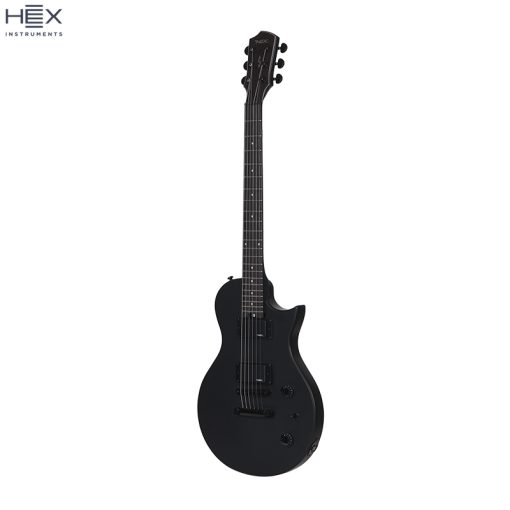 Hex H100 SBK Les Paul Electric Guitar with Deluxe Bag-03