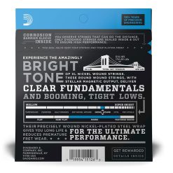 D'Addario EXL165 Nickel Wound Bass Guitar Strings, Custom Light, 45-105, Long Scale-02