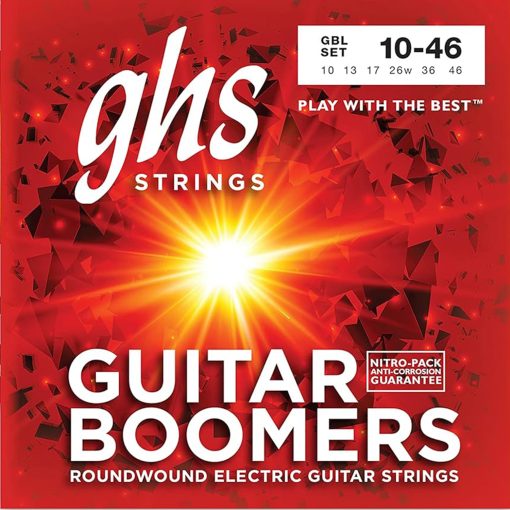 GHS Boomers GBXL Light Electric Guitar Strings, 10-46-01