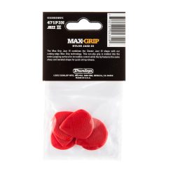 Jim Dunlop 471-3N Max-Grip Jazz III Nylon Pick, 6-Pack-02
