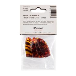 Jim Dunlop 9023P Shell Thumbpick, Large, 4-Pack-03