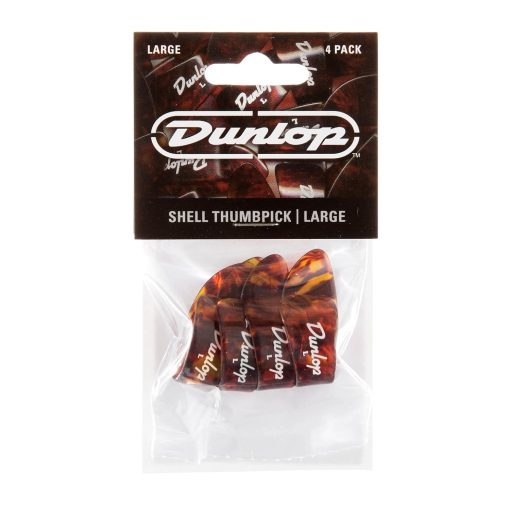 Jim Dunlop 9023P Shell Thumbpick, Large, 4-Pack-04