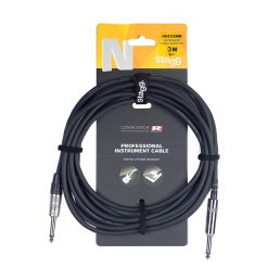 Stagg NGC3SWR Guitar Instrument Cable, 3m-01