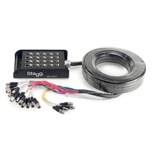 Stagg S-Series SSB-15-16X4XH Stagebox - 16x XLR F Inputs- 4x XLR M Outputs-01