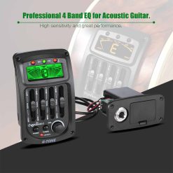 Cherub GS-3 Acoustic Guitar Preamp with 4-Band EQ Equalizer- Chromatic Tuner-07
