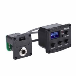 Ukulele 3 band Equaliser with Led Display Tuner-01
