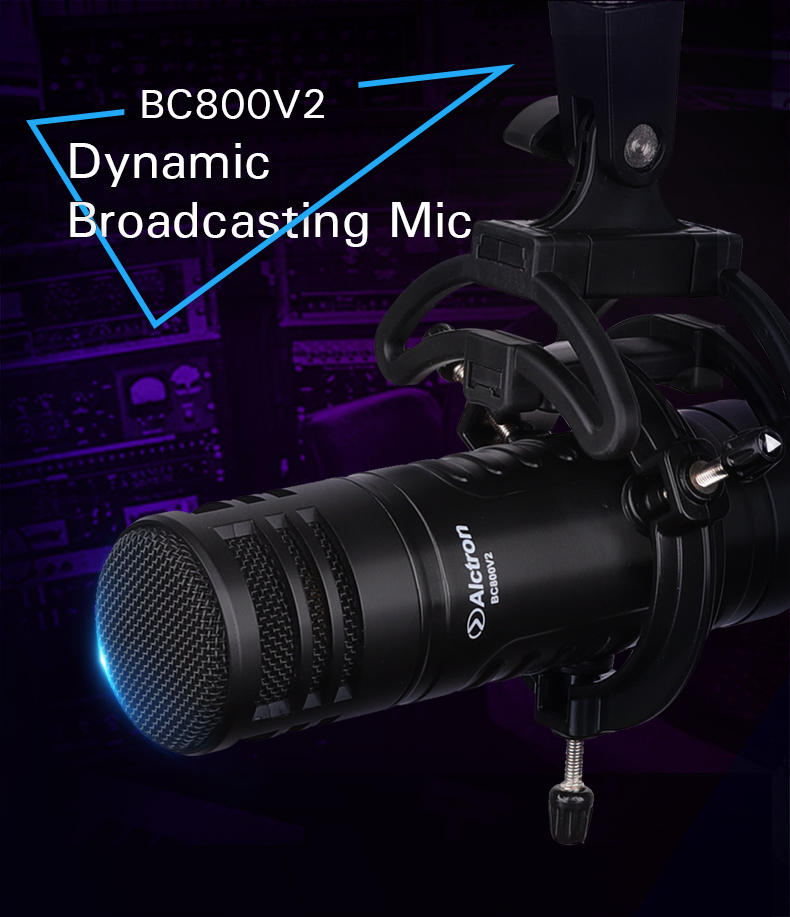 Alctron BC800V2Professional Dynamic Broadcasting Microphone -001