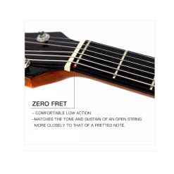 Smiger GN-20J Semi Acoustic Guitar with Bag-04
