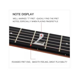 Smiger GN-20J Semi Acoustic Guitar with Bag-07