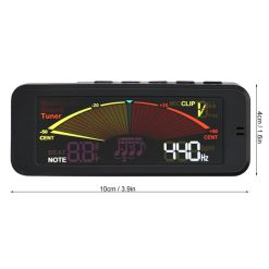 Flanger FMT-209 Guitar Clip-on Tuner LCD Display Metronome Tuner-02