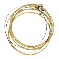 Orphee TX620 Colorful Ball-End Phosphor Bronze Acoustic Guitar Strings, Extra Light-010-047-03