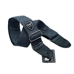 P&P Adjustable Embroidered Cotton Guitar Strap-08