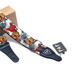 P&P Cat designs Guitar Strap-02