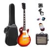 Smiger LG9 Les Paul Electric Guitar with Package, Sunburst-001