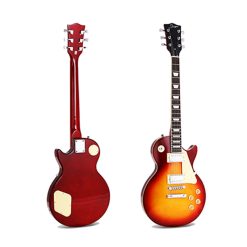 Smiger LG9 Les Paul Electric Guitar with Package, Sunburst-03