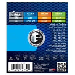 Elixir 12050 Polyweb Electric Guitar Strings, Light, 10-46-02