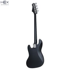 Hex B Series B100M SBK Modern Vintage Bass Guitar with Deluxe Bag-03