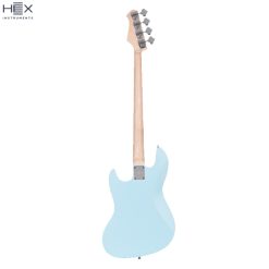Hex B Series B100M SPBL Modern Vintage Bass Guitar with Deluxe Bag-02