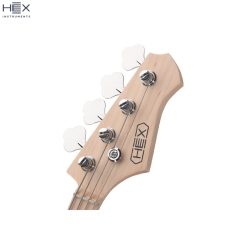 Hex B Series B100M SPBL Modern Vintage Bass Guitar with Deluxe Bag-05