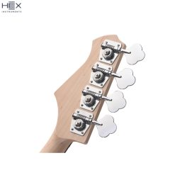 Hex B Series B100M SPBL Modern Vintage Bass Guitar with Deluxe Bag-06