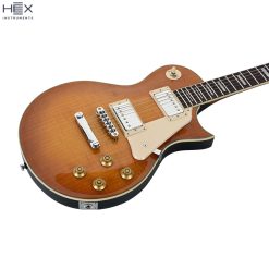 Hex Hero H300 Electric Guitar with Bag, Honeyburst-04