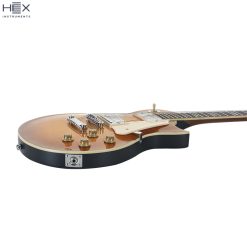 Hex Hero H300 Electric Guitar with Bag, Honeyburst-05