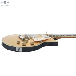 Hex Hero H300 Electric Guitar with Deluxe Bag, Gold-05