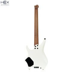 Hex Next N400 Headless Electric Guitar with Deluxe Bag, Ivory