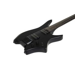 Hex Next N400 Headless Electric Guitar with Deluxe Bag, Black-002