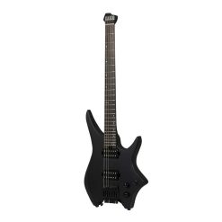 Hex Next N400 Headless Electric Guitar with Deluxe Bag, Black-004