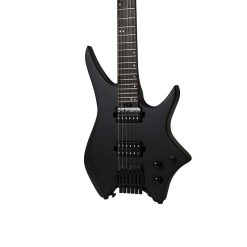 Hex Next N400 Headless Electric Guitar with Deluxe Bag, Black-007