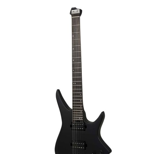 Hex Next N400 Headless Electric Guitar with Deluxe Bag, Black