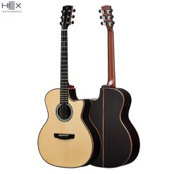 Hex Queen GA750CE G Acoustic-Electric Guitar with Deluxe Gig Bag-04