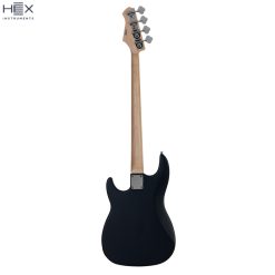 Hex RB Series RB100R SBK Modern Vintage Bass Guitar with Deluxe Bag-02