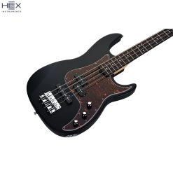 Hex RB Series RB100R SBK Modern Vintage Bass Guitar with Deluxe Bag-05