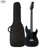 Hex Essence E100 Lite Electric Guitar with Deluxe Bag, Black-01