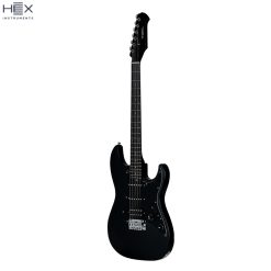 Hex Essence E100 Lite Electric Guitar with Deluxe Bag, Black-03