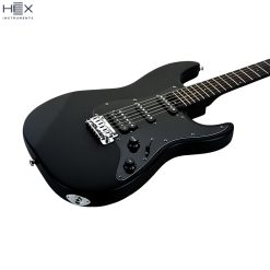 Hex Essence E100 Lite Electric Guitar with Deluxe Bag, Black-05