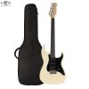 Hex Essence E100 Lite Electric Guitar with Deluxe Bag, Vintage Cream-01